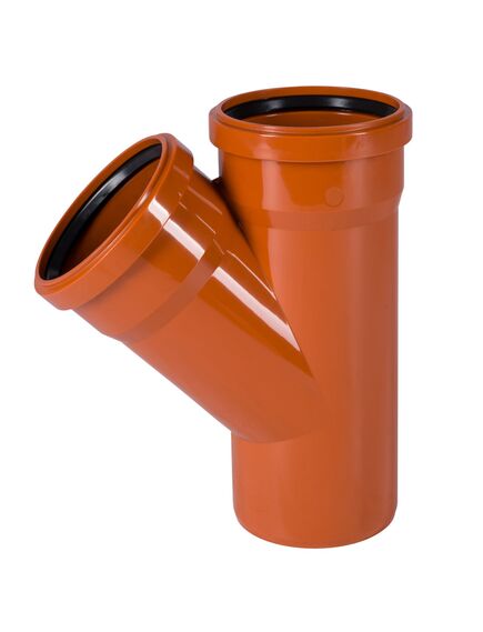 Купить тройник наруж. ПВХ 110*110*45 Ostendorf (220300) по цене 765 руб., в Санкт-Петебруге в интернет магазине 100-Систем, а также дургие товары OSTENDORF из раздела Тройники переходные наружные фановые и Переходы наружные фановые