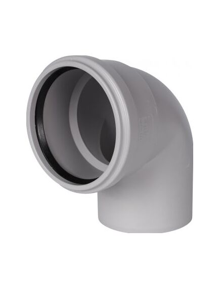 Купить STOUT D 110 х 87,5° Отвод канализационный бесшумный (skb-0012-011087) по цене 906 руб., в Санкт-Петебруге в интернет магазине 100-Систем, а также дургие товары STOUT из раздела Фитинги шумопоглощающие фановые 110 мм и Шумопоглощающие фановые трубы и фитинги