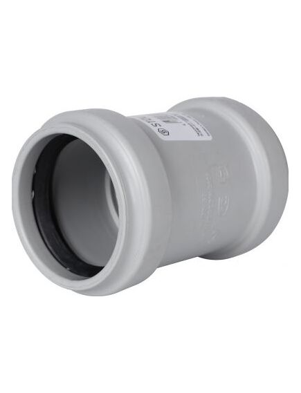 Купить STOUT D 58 Муфта двухраструбная канализационная бесшумная (skb-0006-000058) по цене 392 руб., в Санкт-Петебруге в интернет магазине 100-Систем, а также дургие товары STOUT из раздела Фитинги шумопоглощающие фановые 50 мм и Шумопоглощающие фановые трубы и фитинги