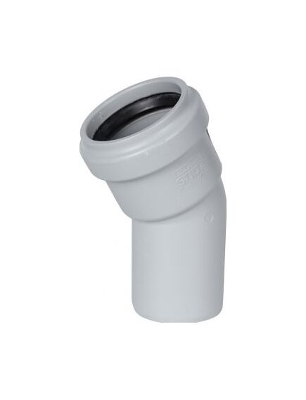 Купить STOUT D 58 х 30° Отвод канализационный бесшумный (skb-0009-005830) по цене 303 руб., в Санкт-Петебруге в интернет магазине 100-Систем, а также дургие товары STOUT из раздела Фитинги шумопоглощающие фановые 50 мм и Шумопоглощающие фановые трубы и фитинги