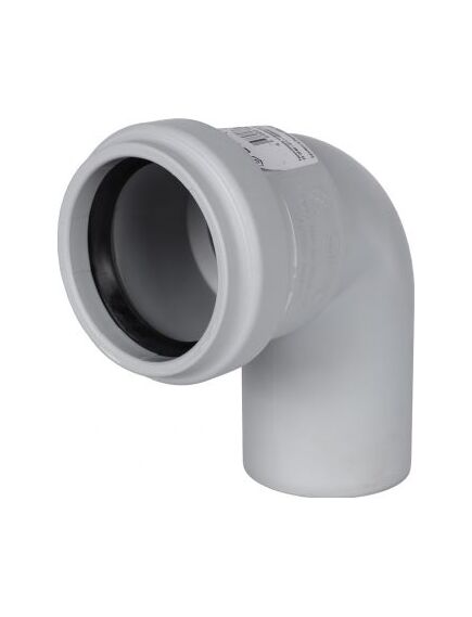 Купить STOUT D 58 х 87,5° Отвод канализационный бесшумный (skb-0012-005887) по цене 303 руб., в Санкт-Петебруге в интернет магазине 100-Систем, а также дургие товары STOUT из раздела Фитинги шумопоглощающие фановые 50 мм и Шумопоглощающие фановые трубы и фитинги