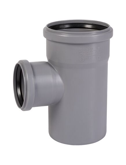Купить тройник PP 110*75*87 Ostendorf (115410) по цене 347.79 руб., в Санкт-Петебруге в интернет магазине 100-Систем, а также дургие товары OSTENDORF из раздела Тройники переходные серые фановые и Переходы серые фановые