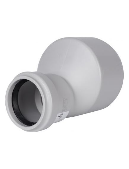 Купить STOUT D 110 х 58 Переход эксцентрический канализационный бесшумный (skb-0013-011058) по цене 516 руб., в Санкт-Петебруге в интернет магазине 100-Систем, а также дургие товары STOUT из раздела Муфты переходные шумопоглощающие фановые и Переходы шумопоглощающие фановые