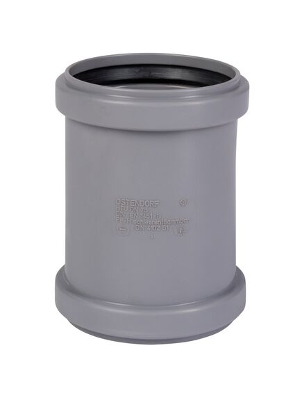 Купить муфта ремонтная PP 75 Ostendorf (113500) по цене 148.37 руб., в Санкт-Петебруге в интернет магазине 100-Систем, а также дургие товары OSTENDORF из раздела Фитинги серые фановые 75 мм и Серые фановые трубы и фитинги