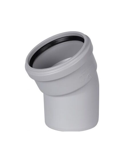Купить STOUT D 110 х 30° Отвод канализационный бесшумный (skb-0009-011030) по цене 906 руб., в Санкт-Петебруге в интернет магазине 100-Систем, а также дургие товары STOUT из раздела Фитинги шумопоглощающие фановые 110 мм и Шумопоглощающие фановые трубы и фитинги