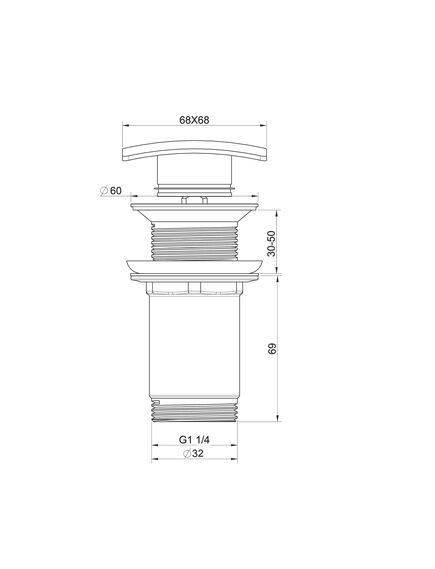 Купить Донный клапан для раковины WONZON & WOGHAND, Белый матовый (WW-88SS08-MW) (ww-88ss08-mw) по цене 4368 руб., в Санкт-Петебруге в интернет магазине 100-Систем, а также дургие товары WONZON & WOGHAND из раздела Выпуски, донные клапаны и Сифоны