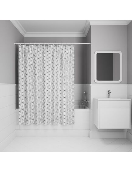 Купить Штора для ванной, 200x180 см, Полиэстер, IDDIS, BB04P18i11 (BB04P18I11) по цене 890 руб., в Санкт-Петебруге в интернет магазине 100-Систем, а также дургие товары IDDIS из раздела Шторки для ванной и Карнизы Шторки Коврики