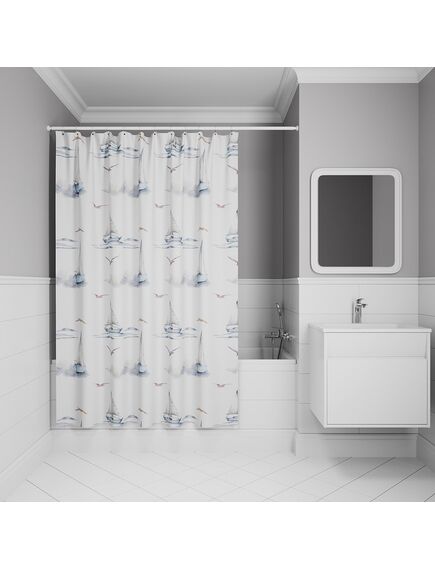 Купить Штора для ванной, 200x180 см, Полиэстер, IDDIS, BO02P18i11 (BO02P18I11) по цене 1100 руб., в Санкт-Петебруге в интернет магазине 100-Систем, а также дургие товары IDDIS из раздела Шторки для ванной и Карнизы Шторки Коврики