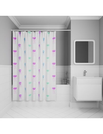 Купить Штора для ванной, 200x180 см, Полиэстер, IDDIS, BO03P18i11 (BO03P18I11) по цене 700 руб., в Санкт-Петебруге в интернет магазине 100-Систем, а также дургие товары IDDIS из раздела Шторки для ванной и Карнизы Шторки Коврики