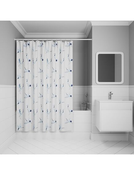 Купить Штора для ванной, 200x180 см, Полиэстер, IDDIS, BP02P18i11 (BP02P18I11) по цене 890 руб., в Санкт-Петебруге в интернет магазине 100-Систем, а также дургие товары IDDIS из раздела Шторки для ванной и Карнизы Шторки Коврики