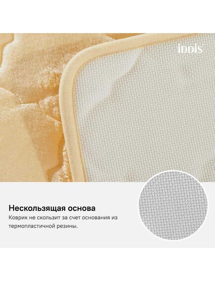 Купить Коврик для ванной комнаты, 50*80 см, полиэстер с запоминающей пеной, IDDIS, B21P580i12 (b21p580i12) по цене 500 руб., в Санкт-Петебруге в интернет магазине 100-Систем, а также дургие товары IDDIS из раздела Коврики для ванной и Карнизы Шторки Коврики