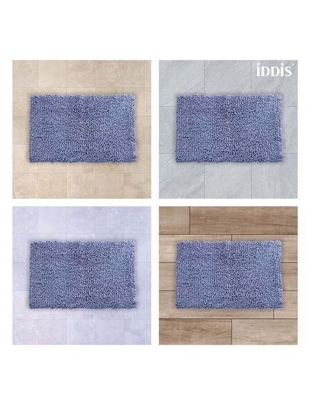 Купить Коврик для ванной комнаты, 50*80 см,  микрофибра, IDDIS, D20M580i12 (d20m580i12) по цене 800 руб., в Санкт-Петебруге в интернет магазине 100-Систем, а также дургие товары IDDIS из раздела Коврики для ванной и Карнизы Шторки Коврики