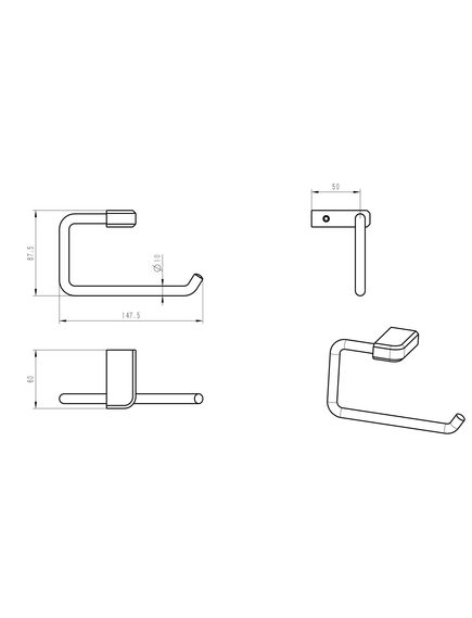 Купить Держатель для туалетной бумаги WONZON & WOGHAND, Хром (WW-V3801-CR) (ww-v3801-cr) по цене 3734 руб., в Санкт-Петебруге в интернет магазине 100-Систем, а также дургие товары WONZON & WOGHAND из раздела Держатели туалетной бумаги и Держатели туалетной бумаги и освежителей воздуха