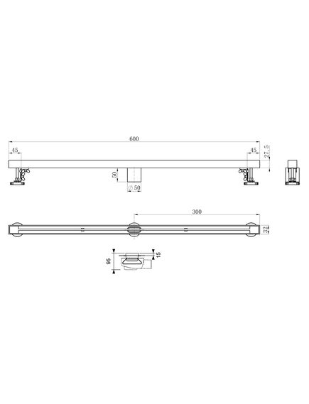 Купить Душевой трап 60 см WONZON & WOGHAND, Брашированное золото (WW-65406T-BG) (ww-65406t-bg) по цене 16075 руб., в Санкт-Петебруге в интернет магазине 100-Систем, а также дургие товары WONZON & WOGHAND из раздела Лотки и Душевые лотки и душевые трапы