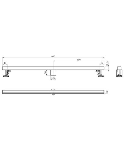 Купить Душевой трап 90 см WONZON & WOGHAND, Темный графит (WW-65409M-GM) (ww-65409m-gm) по цене 19470 руб., в Санкт-Петебруге в интернет магазине 100-Систем, а также дургие товары WONZON & WOGHAND из раздела Лотки и Душевые лотки и душевые трапы