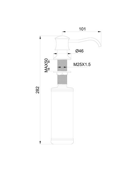 Купить Дозатор мыла WONZON & WOGHAND, Брашированное золото (WW-88SD03-BG) (ww-88sd03-bg) по цене 5321 руб., в Санкт-Петебруге в интернет магазине 100-Систем, а также дургие товары WONZON & WOGHAND из раздела Дозаторы жидкого мыла и Мыльницы и дозаторы жидкого мыла