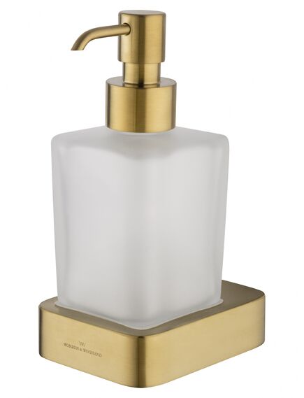 Купить Дозатор мыла WONZON & WOGHAND LOTTE, Брашированное золото (WW-8333-BG) (ww-8333-bg) по цене 6077 руб., в Санкт-Петебруге в интернет магазине 100-Систем, а также дургие товары WONZON & WOGHAND из раздела Дозаторы жидкого мыла и Мыльницы и дозаторы жидкого мыла