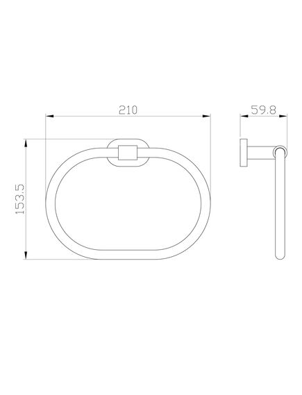 Купить Кольцо для полотенец WONZON & WOGHAND FIRST, Глянцевое золото (WW-8423-LG) (ww-8423-lg) по цене 3717 руб., в Санкт-Петебруге в интернет магазине 100-Систем, а также дургие товары WONZON & WOGHAND из раздела Держатели полотенец (кольцо) и Полотенцедержатели