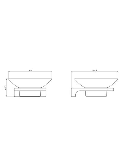 Купить Мыльница с держателем WONZON & WOGHAND ECLIPSE, Темный графит (WW-9122-GM) (ww-9122-gm) по цене 3289 руб., в Санкт-Петебруге в интернет магазине 100-Систем, а также дургие товары WONZON & WOGHAND из раздела Мыльницы и Мыльницы и дозаторы жидкого мыла