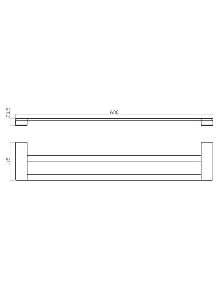 Купить Полотенцедержатель двойной WONZON & WOGHAND ECLIPSE, Черный (WW-9111-BL) (ww-9111-bl) по цене 12718 руб., в Санкт-Петебруге в интернет магазине 100-Систем, а также дургие товары WONZON & WOGHAND из раздела Штанги для полотенец и Полотенцедержатели