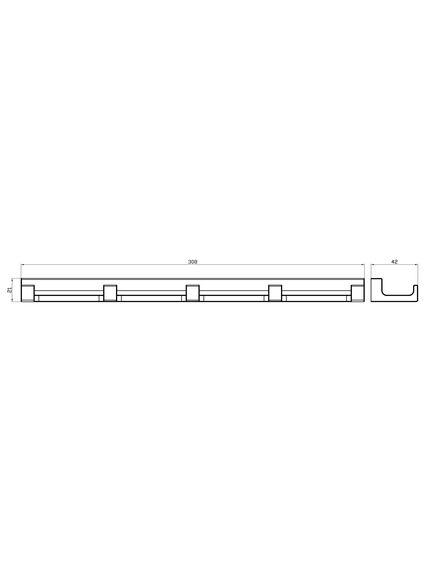 Купить Вешалка с 5 крючками для ванной WONZON & WOGHAND ECLIPSE, Темный графит (WW-9155-GM) (ww-9155-gm) по цене 6649 руб., в Санкт-Петебруге в интернет магазине 100-Систем, а также дургие товары WONZON & WOGHAND из раздела Крючки (вешалки) и Аксессуары для ванной комнаты