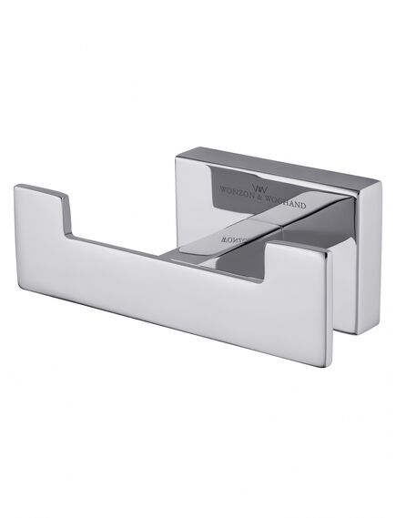 Купить Двойной крючок для ванной WONZON & WOGHAND FLAT, Хром (WW-9725) (ww-9725) по цене 1831 руб., в Санкт-Петебруге в интернет магазине 100-Систем, а также дургие товары WONZON & WOGHAND из раздела Крючки (вешалки) и Аксессуары для ванной комнаты