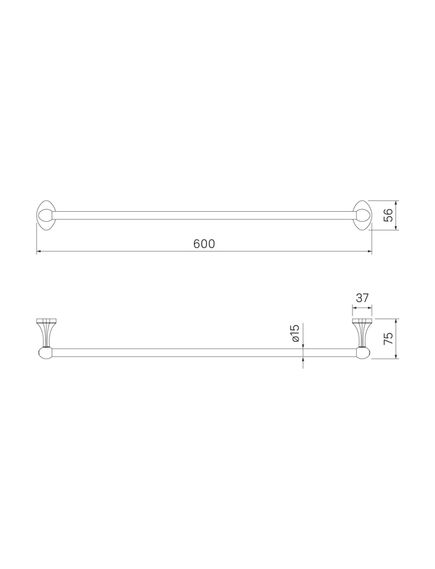 Купить Полотенцедержатель Iddis Male MALSS10i49 Хром (malss10i49) по цене 300 руб., в Санкт-Петебруге в интернет магазине 100-Систем, а также дургие товары IDDIS из раздела Штанги для полотенец и Полотенцедержатели