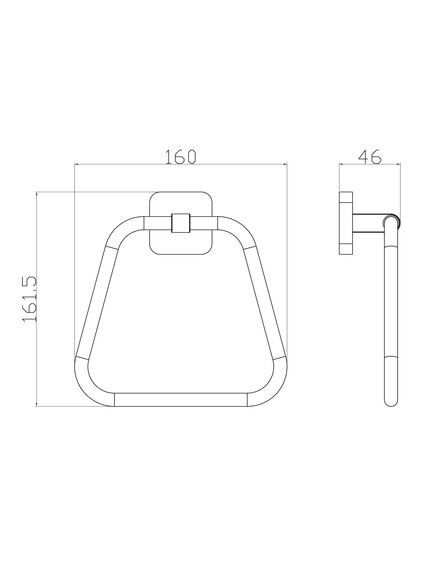 Купить Кольцо для полотенец WONZON & WOGHAND STILL, Хром (WW-6613) (ww-6613) по цене 1201 руб., в Санкт-Петебруге в интернет магазине 100-Систем, а также дургие товары WONZON & WOGHAND из раздела Держатели полотенец (кольцо) и Полотенцедержатели