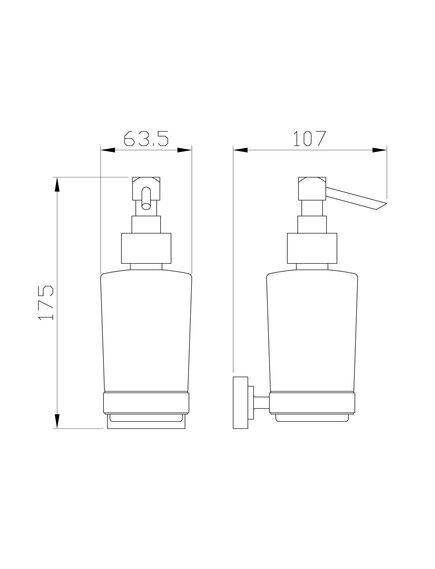 Купить Дозатор мыла WONZON & WOGHAND FLAT, Хром (WW-9733) (ww-9733) по цене 4918 руб., в Санкт-Петебруге в интернет магазине 100-Систем, а также дургие товары WONZON & WOGHAND из раздела Дозаторы жидкого мыла и Мыльницы и дозаторы жидкого мыла