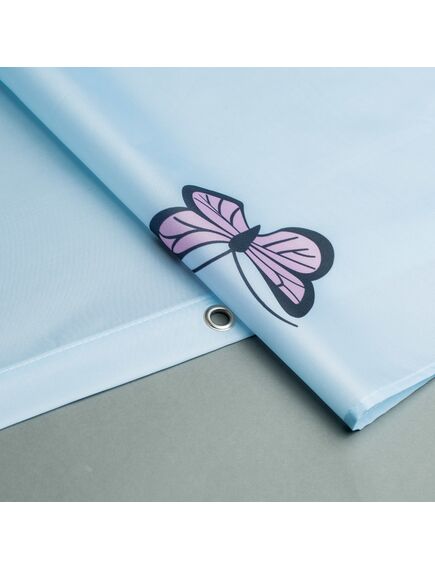 Купить Штора для ванны Iddis Butterfly 200x200 Голубая (SCID031P) по цене 500 руб., в Санкт-Петебруге в интернет магазине 100-Систем, а также дургие товары IDDIS из раздела Шторки для ванной и Карнизы Шторки Коврики