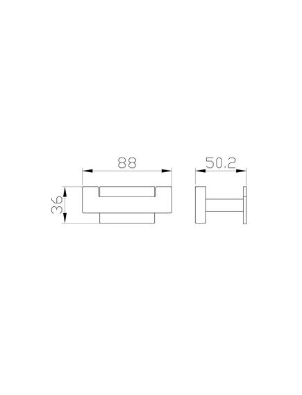 Купить Двойной крючок для ванной WONZON & WOGHAND FLAT, Хром (WW-9725) (ww-9725) по цене 1831 руб., в Санкт-Петебруге в интернет магазине 100-Систем, а также дургие товары WONZON & WOGHAND из раздела Крючки (вешалки) и Аксессуары для ванной комнаты