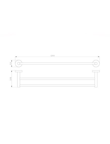 Купить Полотенцедержатель двойной WONZON & WOGHAND EASY, Хром (WW-8111) (ww-8111) по цене 8064 руб., в Санкт-Петебруге в интернет магазине 100-Систем, а также дургие товары WONZON & WOGHAND из раздела Штанги для полотенец и Полотенцедержатели