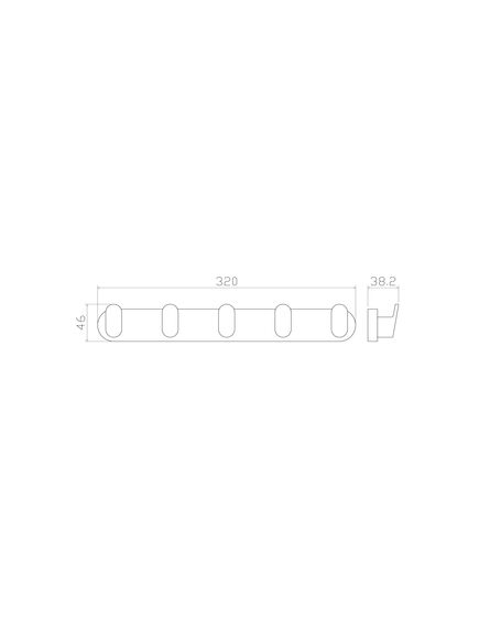 Купить Вешалка с 5 крючками для ванной WONZON & WOGHAND CARBON, Черный (WW-7755) (ww-7755) по цене 8694 руб., в Санкт-Петебруге в интернет магазине 100-Систем, а также дургие товары WONZON & WOGHAND из раздела Крючки (вешалки) и Аксессуары для ванной комнаты