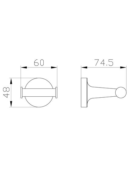 Купить Двойной крючок для ванной WONZON & WOGHAND SIMPLE, Хром (WW-6525) (ww-6525) по цене 916 руб., в Санкт-Петебруге в интернет магазине 100-Систем, а также дургие товары WONZON & WOGHAND из раздела Крючки (вешалки) и Аксессуары для ванной комнаты