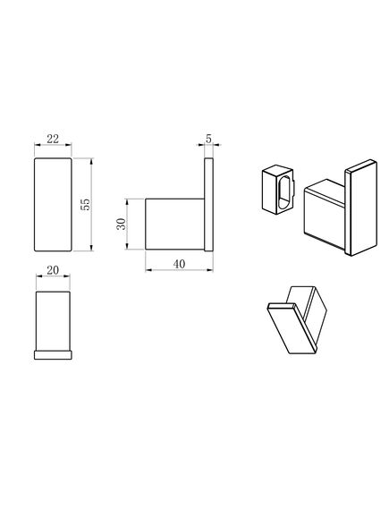 Купить Крючок для ванной WONZON & WOGHAND, Хром (WW-V2301-CR) (ww-v2301-cr) по цене 2146 руб., в Санкт-Петебруге в интернет магазине 100-Систем, а также дургие товары WONZON & WOGHAND из раздела Крючки (вешалки) и Аксессуары для ванной комнаты