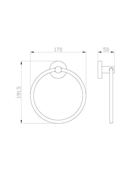 Купить Кольцо для полотенец WONZON & WOGHAND EASY, Хром (WW-8113) (ww-8113) по цене 2801 руб., в Санкт-Петебруге в интернет магазине 100-Систем, а также дургие товары WONZON & WOGHAND из раздела Держатели полотенец (кольцо) и Полотенцедержатели