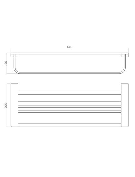 Купить Полотенцедержатель с полкой WONZON & WOGHAND ECLIPSE, Хром (WW-9181) (ww-9181) по цене 21907 руб., в Санкт-Петебруге в интернет магазине 100-Систем, а также дургие товары WONZON & WOGHAND из раздела Полки для полотенец и Полотенцедержатели