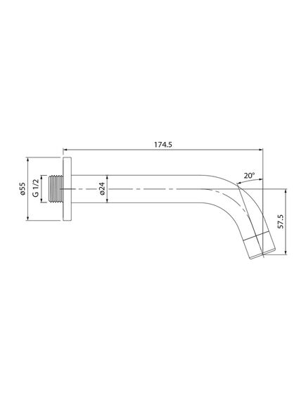 Купить Настенный излив для ванны, IDDIS, 001SB00i63 (001sb00i63) по цене 1200 руб., в Санкт-Петебруге в интернет магазине 100-Систем, а также дургие товары IDDIS из раздела Изливы и Комплектующие для встраиваемых систем