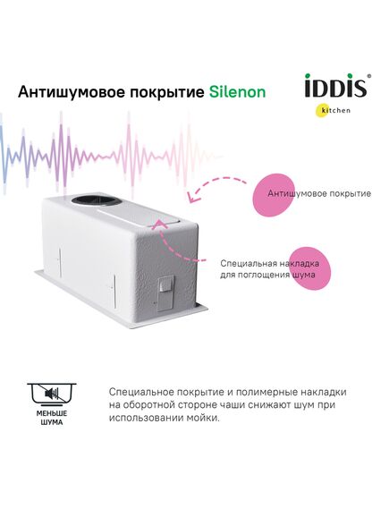 Купить Мойка, нерж. сталь, универсального монтажа, графит, 210*440, Edifice, IDDIS, EDI21G0i77 (edi21g0i77) по цене 4400 руб., в Санкт-Петебруге в интернет магазине 100-Систем, а также дургие товары IDDIS из раздела Врезные мойки и Кухонные мойки