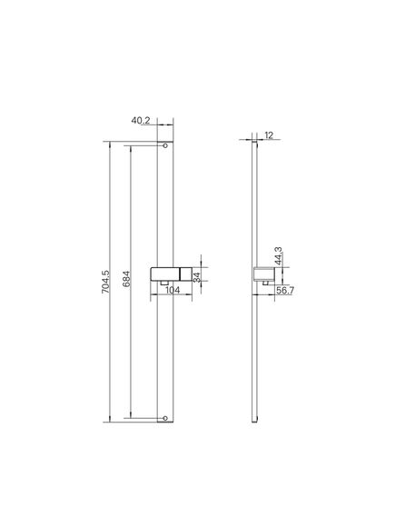 Купить Стойка для душа, черная матовая, Optima Home, IDDIS, OPH70B0i17 (oph70b0i17) по цене 1990 руб., в Санкт-Петебруге в интернет магазине 100-Систем, а также дургие товары IDDIS из раздела Штанги и Комплектующие для душа