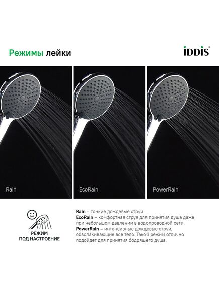 Купить Лейка для душа, хром, Ray, IDDIS, RAY3F0Ci18 (ray3f0ci18) по цене 990 руб., в Санкт-Петебруге в интернет магазине 100-Систем, а также дургие товары IDDIS из раздела Лейки и Комплектующие для душа