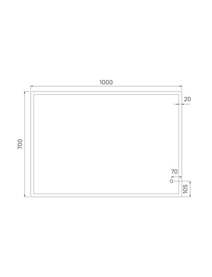 Купить Зеркало Iddis Brick 100 с подсветкой Белый матовый (bri1000i98) по цене 15900 руб., в Санкт-Петебруге в интернет магазине 100-Систем, а также дургие товары IDDIS из раздела Зеркала и Мебель для ванной комнаты