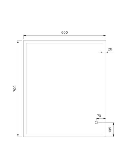 Купить Зеркало Iddis Brick BRI6000i98 60см (bri6000i98) по цене 16990 руб., в Санкт-Петебруге в интернет магазине 100-Систем, а также дургие товары IDDIS из раздела Зеркала и Мебель для ванной комнаты