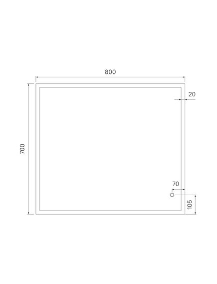 Купить Зеркало Iddis Brick BRI8000i98 80см (bri8000i98) по цене 19490 руб., в Санкт-Петебруге в интернет магазине 100-Систем, а также дургие товары IDDIS из раздела Зеркала и Мебель для ванной комнаты