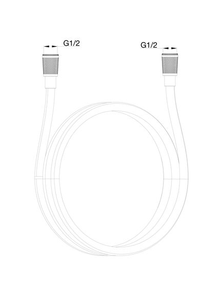 Купить Шланг для душа 800 мм WONZON & WOGHAND, Белый матовый (WW-RG01-800-MW) (ww-rg01-800-mw) по цене 1508 руб., в Санкт-Петебруге в интернет магазине 100-Систем, а также дургие товары WONZON & WOGHAND из раздела Шланги и Комплектующие для душа
