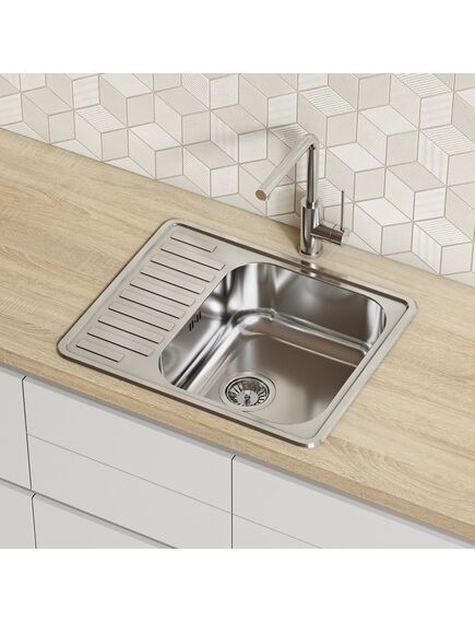 Купить Мойка с сифоном арт. S11UPS0i84, нерж. сталь, полир., 585*485, Strit S, IDDIS, STR58PDi77S (str58pdi77s) по цене 9390 руб., в Санкт-Петебруге в интернет магазине 100-Систем, а также дургие товары IDDIS из раздела Врезные мойки и Кухонные мойки