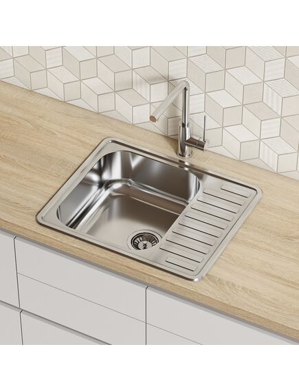 Купить Мойка с сифоном арт. S11UPS0i84, нерж. сталь, полир., 585*485, Strit S, IDDIS, STR58PDi77S (str58pdi77s) по цене 9390 руб., в Санкт-Петебруге в интернет магазине 100-Систем, а также дургие товары IDDIS из раздела Врезные мойки и Кухонные мойки