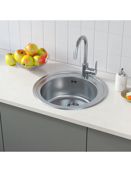 Купить Мойка с сифоном арт. S11UPS0i84, нерж. сталь, шелк, D505, Suno S, IDDIS, SUN50S0i77S (sun50s0i77s) по цене 7890 руб., в Санкт-Петебруге в интернет магазине 100-Систем, а также дургие товары IDDIS из раздела Врезные мойки и Кухонные мойки