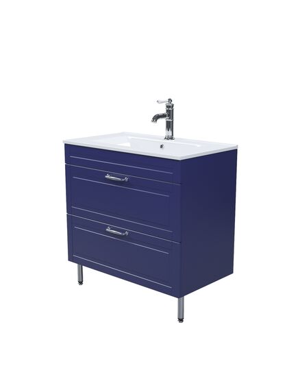 Купить Тумба с умывальником, напольная, 80 см, синий, Oxford, IDDIS, OXF80N0i95K подходит умыв. 0138000i28 (oxf80n0i95k) по цене 30690 руб., в Санкт-Петебруге в интернет магазине 100-Систем, а также дургие товары IDDIS из раздела Тумбы с умывальником и Мебель для ванной комнаты