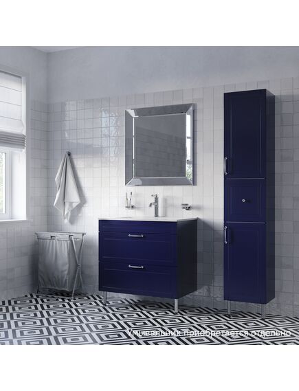 Купить Тумба напольная, 80 см, синий, Oxford, IDDIS, OXF80N0i95 подходит умыв. 0138000i28 (oxf80n0i95) по цене 14500 руб., в Санкт-Петебруге в интернет магазине 100-Систем, а также дургие товары IDDIS из раздела Тумбы под раковину и Мебель для ванной комнаты